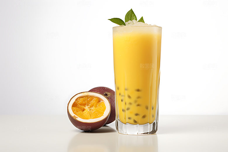 百香果水果特写摄影图