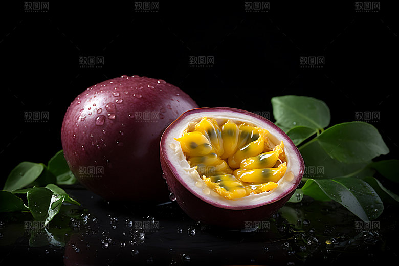 百香果养生美食摄影图