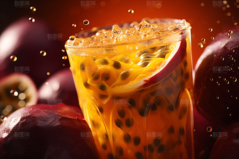 百香果高清健康摄影图