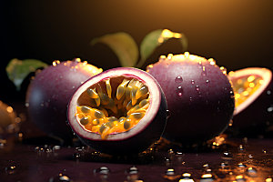 百香果健康美食摄影图