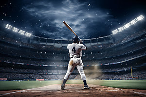 棒球运动高清摄影图