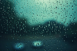 暴雨阴雨天雨水摄影图