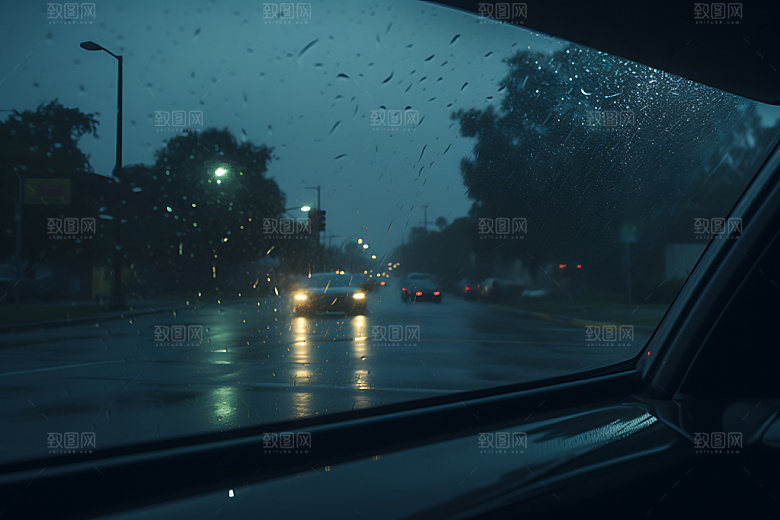 暴雨高清户外摄影图