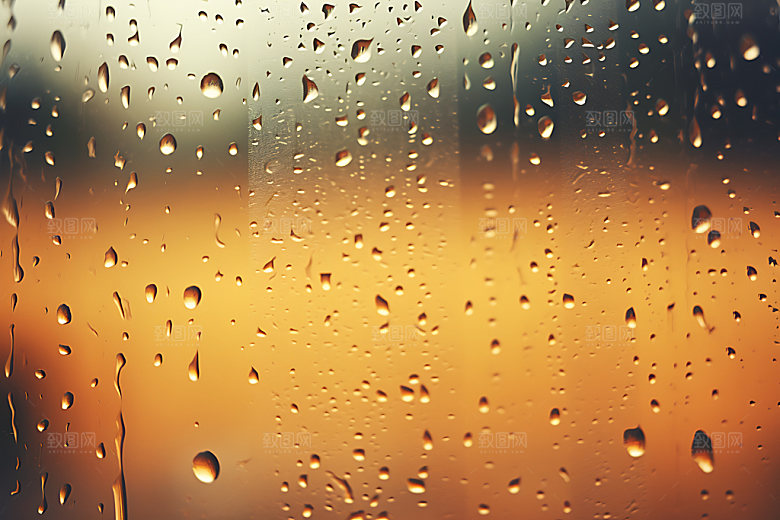 暴雨大雨户外摄影图