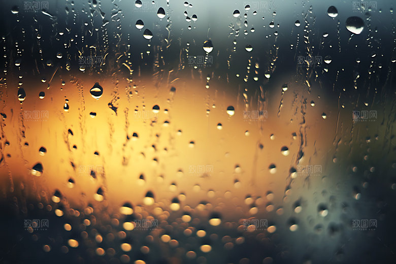 暴雨雨水大雨摄影图