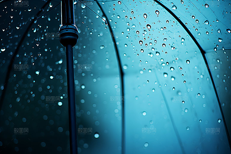 暴雨高清雨水摄影图
