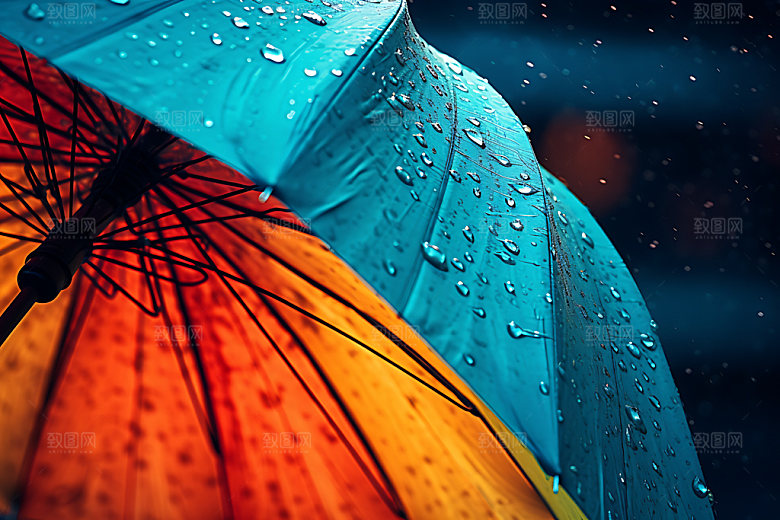 暴雨乌云密布户外摄影图