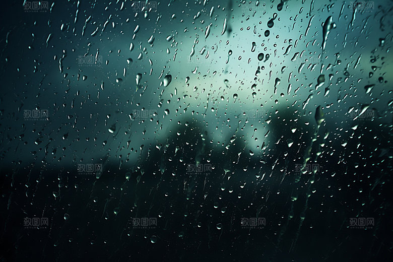 暴雨大雨雨天摄影图