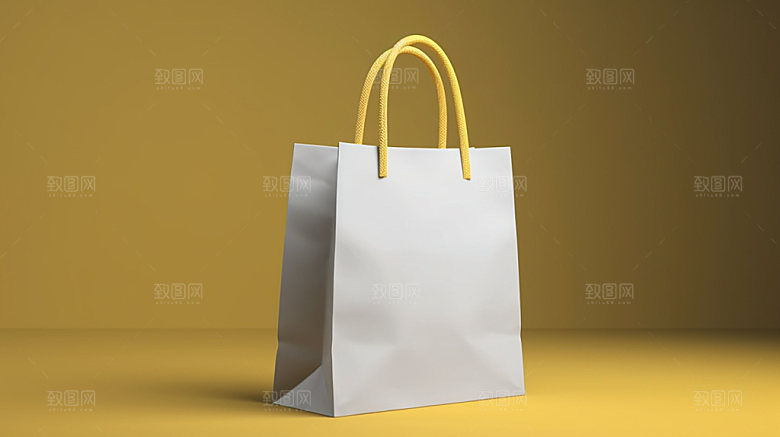 购物袋商品包装纸袋样机