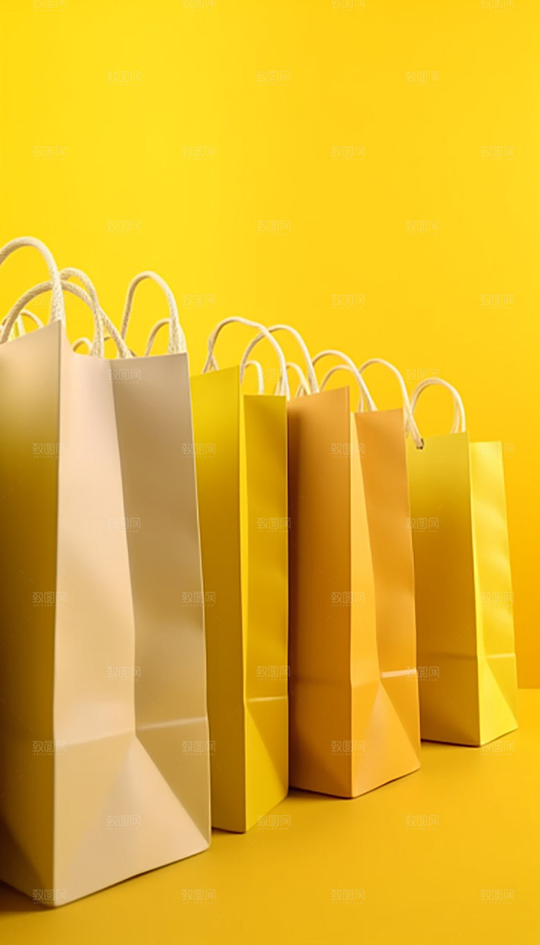 购物袋模型商品包装样机