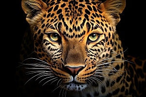 豹子高清野生动物摄影图