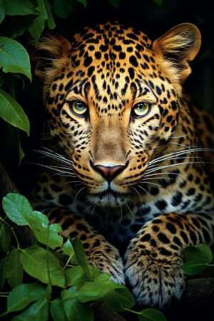 豹子自然非洲摄影图