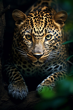 豹子非洲自然摄影图