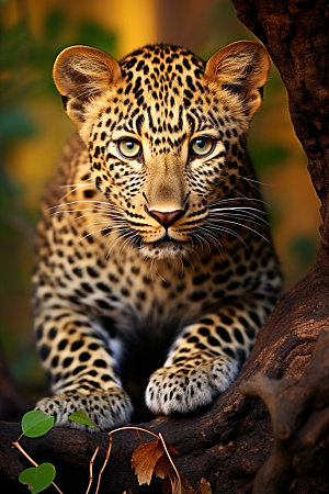 豹子野生动物自然摄影图