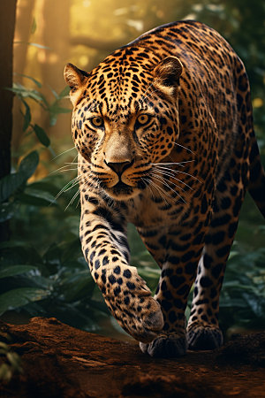 豹子非洲高清摄影图
