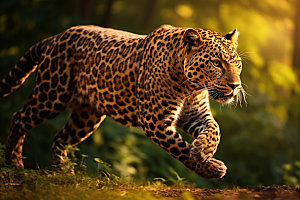 豹子哺乳动物生态摄影图
