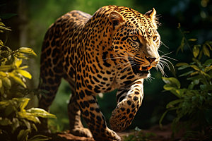 豹子非洲猎豹摄影图