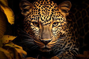 豹子非洲生态摄影图