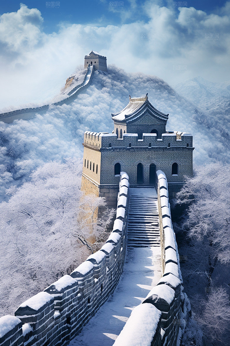 长城风光景色高清摄影图