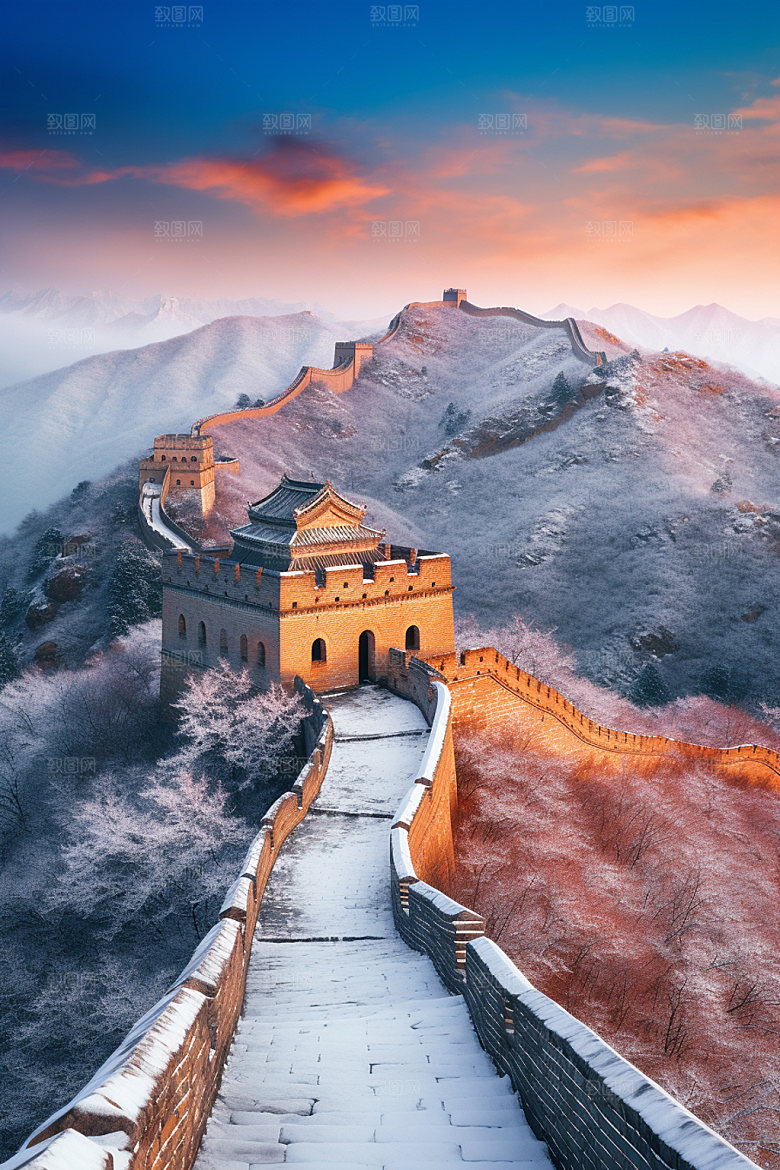 长城风光高清旅游摄影图
