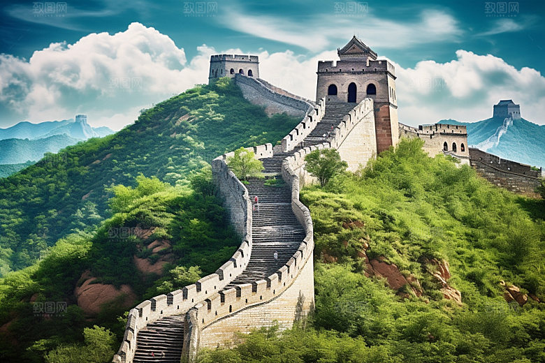 长城风光景色雄壮摄影图