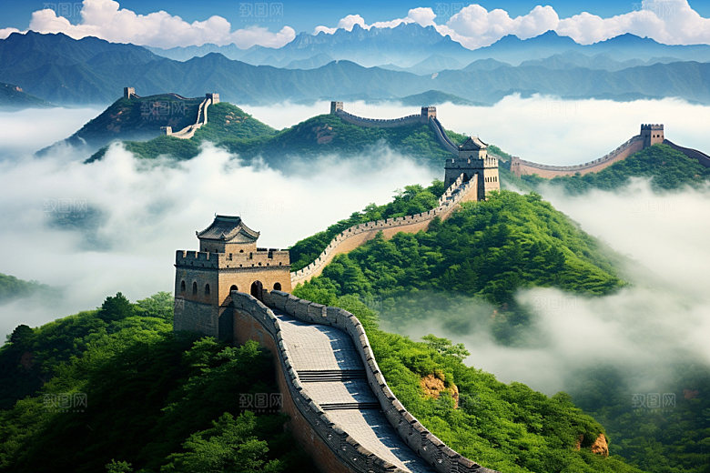 长城风光景色高清摄影图
