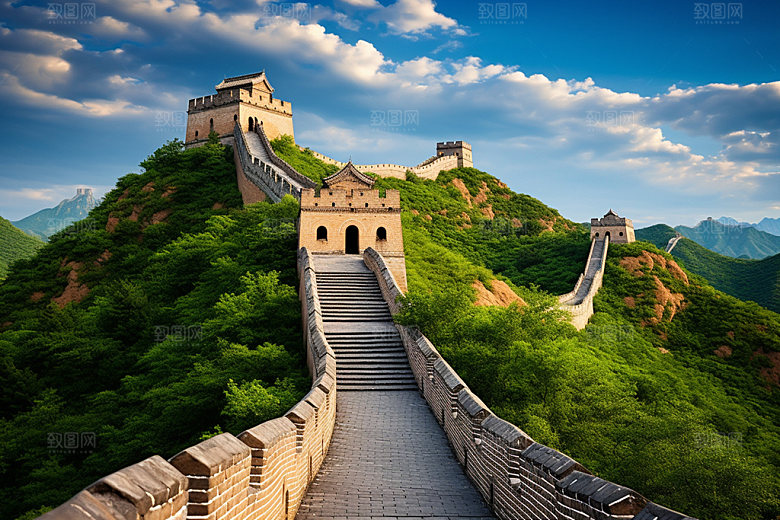 长城风光高清巍峨摄影图