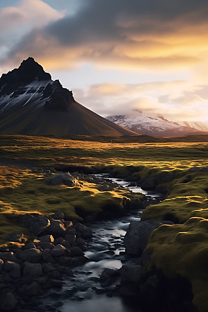 冰岛旅游风光摄影图