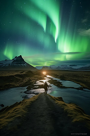 冰岛风光旅游摄影图