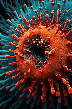 病毒细菌微距模型