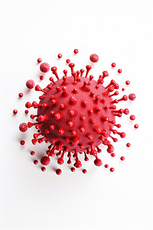 病毒微距科学模型