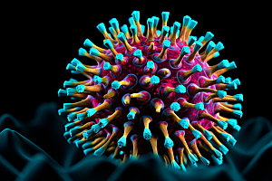 病毒微距生物模型