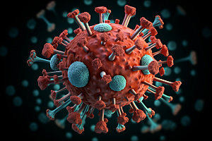 病毒生物细菌模型