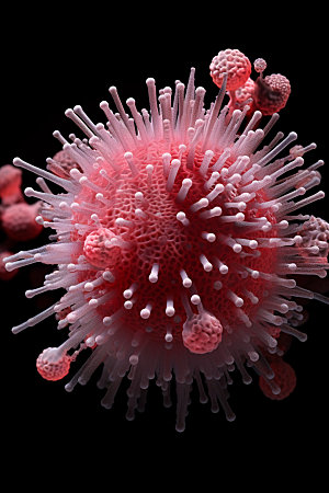 病毒3D细胞模型