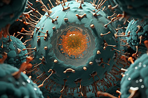 病毒立体细胞模型