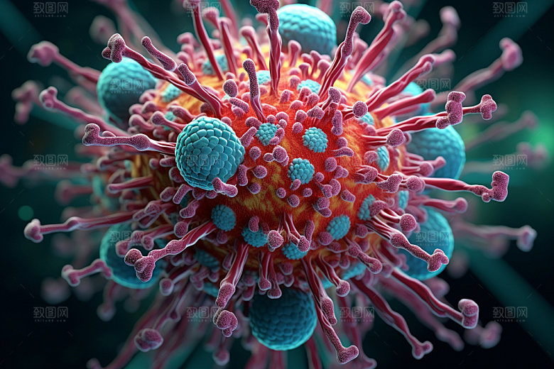 病毒科学细菌模型