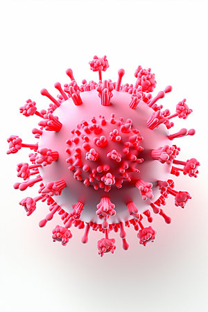 病毒3D科学模型