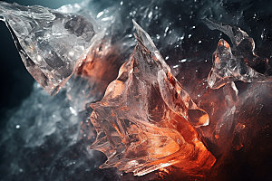 冰块透明高清摄影图
