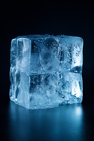 冰块质感创意摄影图