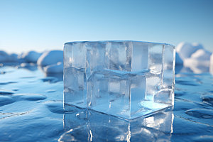 冰块自然寒冷摄影图