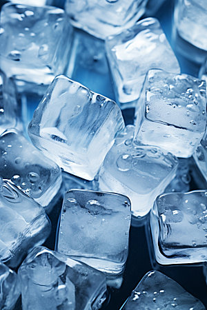 冰块通透透明摄影图