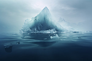 冰块创意透明摄影图