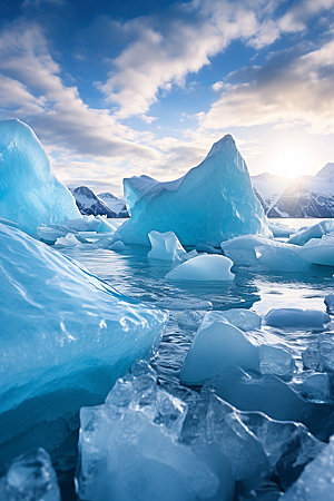 冰块自然高清摄影图