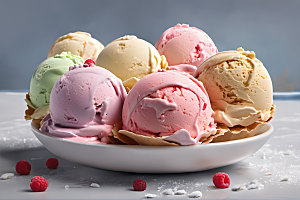 冰淇淋冷饮创意摄影图