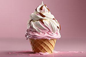 冰淇淋冷饮高清摄影图
