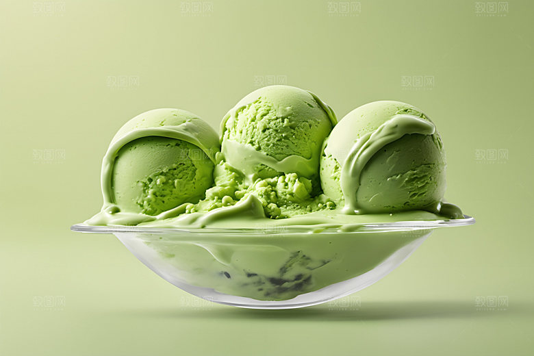 冰淇淋蛋筒夏日摄影图