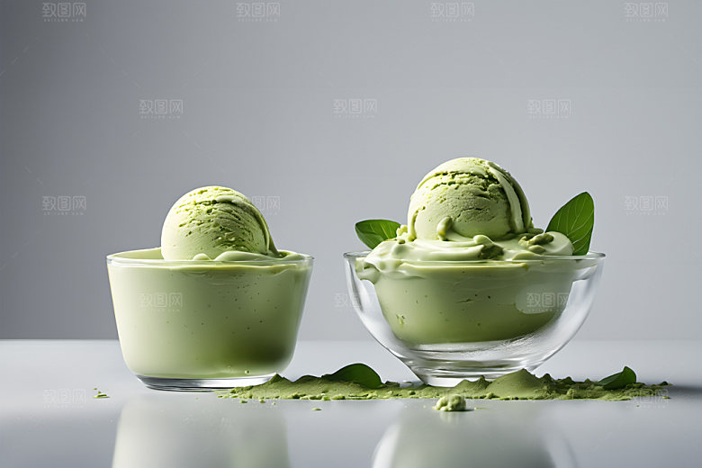 冰淇淋解暑夏日摄影图