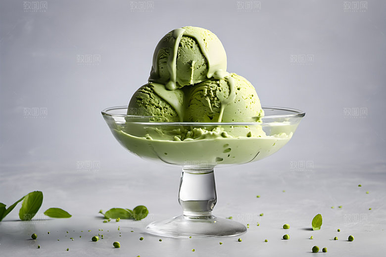 冰淇淋美食夏天摄影图