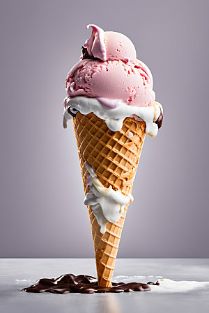 冰淇淋高清解暑摄影图