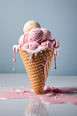冰淇淋高清夏季摄影图